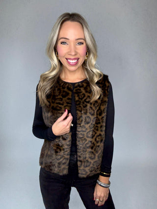 Bold Impression Faux Fur Vest
