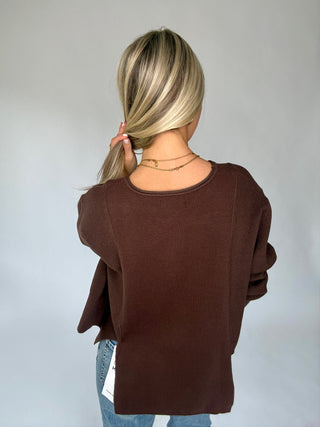 Signature Style Sweater - Brown