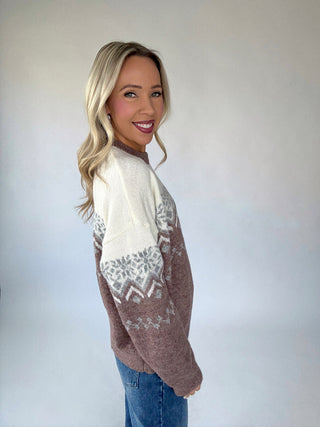 Fair Isle Pullover Sweater