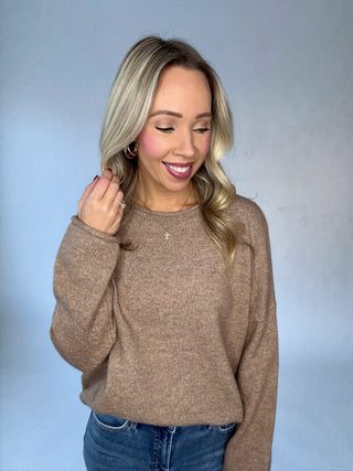 Cozy & Classic Rollneck Sweater - Mocha