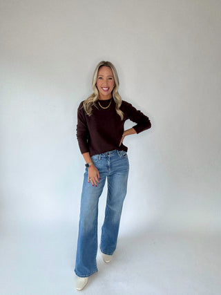 Autumn Essentials Pullover - Dark Roast