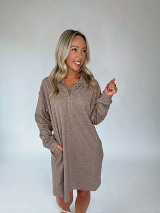 Curl Up Jersey Dress