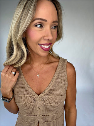 Call Me Later Knit Tank