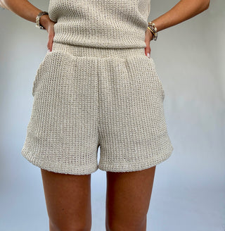 Beach Day Bliss Shorts - Natural