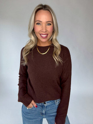 Autumn Essentials Pullover - Dark Roast