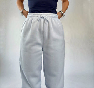 The Stay-In All Day Fleece Pants - Halogen Blue