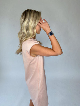 Make Me Blush Dress - Blush Pink