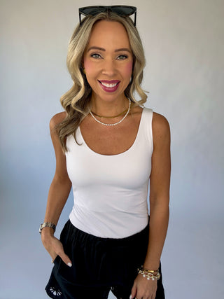 A Step Ahead Tank - White