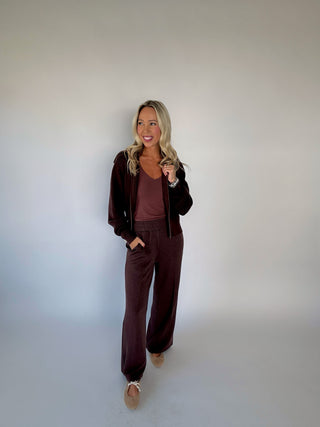 VARLEY Enrico Knit Jacket - Coffee Bean