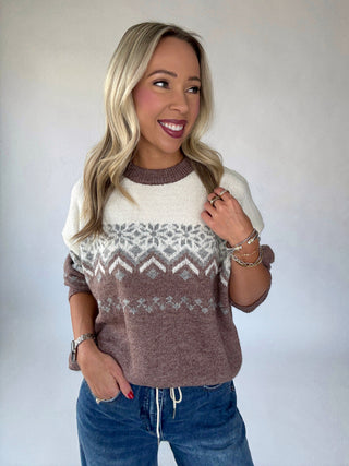 Fair Isle Pullover Sweater