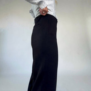 Ease & Elegance Front Seam Pant - Black