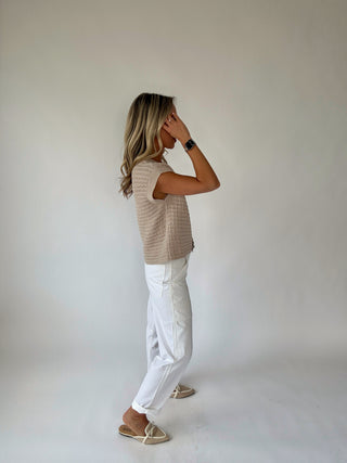 All The Pretty Details Cardigan - Light Taupe