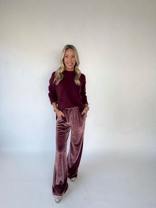 Cabernet Cozy Pullover Front Image