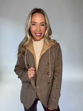 Chasing Dreams Hooded Convertible Blazer