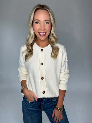 Cozy Season Cardigan Cream