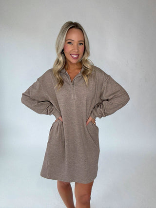 Curl Up Jersey Dress
