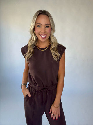 Espresso Ease Jumpsuit