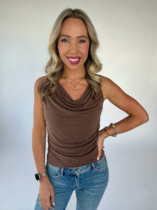 Always Look My Best Top - Mocha