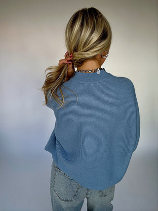 Blue Haven Ribbed Sweater