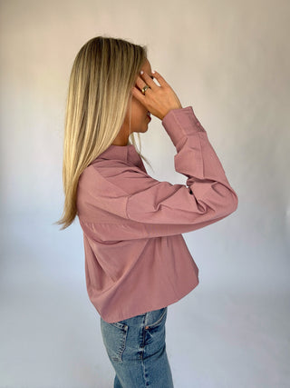 Simple Sophistication Top - Mauve