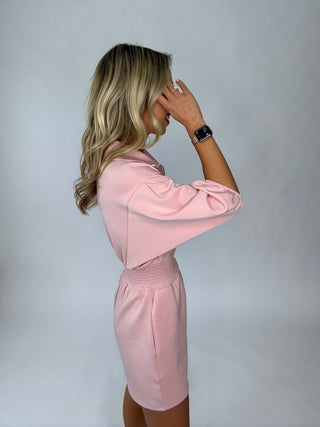Looking For Love Romper - Pastel Pink