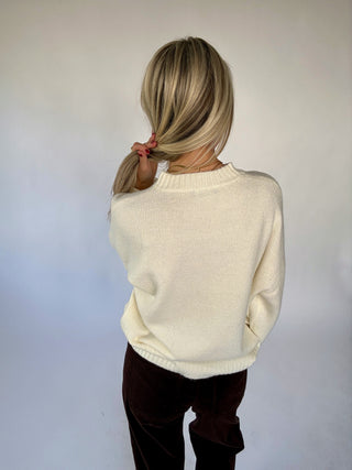Head In The Clouds Sweater - Cream