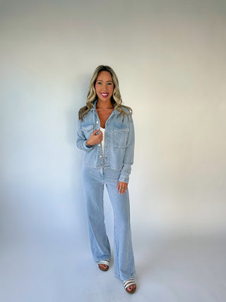 Call It Fate Pants - Ash Blue