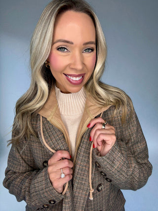 Chasing Dreams Hooded Convertible Blazer