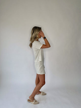 Chasing Sunshine Skort - Ash Grey