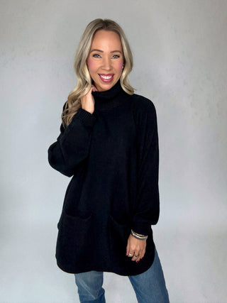 Elegant Intention Cowl Neck Sweater