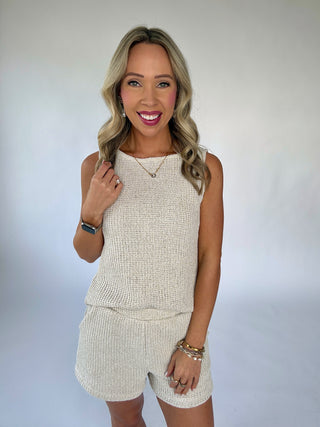 Beach Day Bliss Shorts - Natural