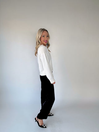 Frosted Morning V-Neck Sweater