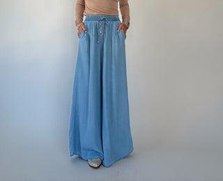 Daily Ease Denim Pants Front