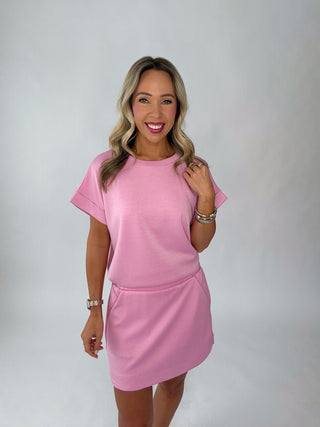 Cool & Collected Skort - Pink