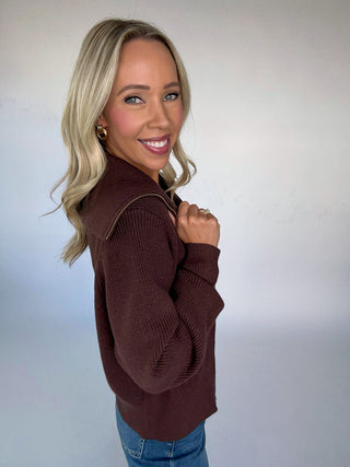 VARLEY Enrico Knit Jacket - Coffee Bean