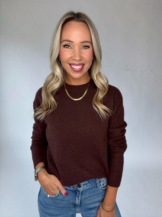 Autumn Essentials Pullover - Dark Roast