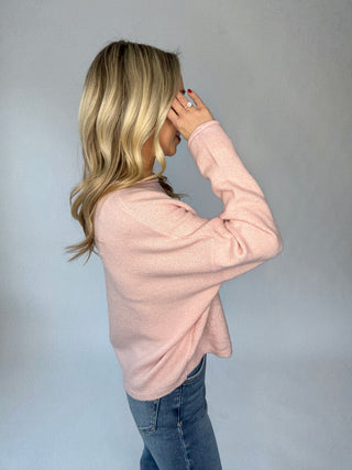Cozy & Classic Rollneck Sweater - Baby Pink