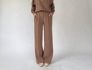 VARLEY The Wide Leg Pant 30" - Golden Bronze Marl
