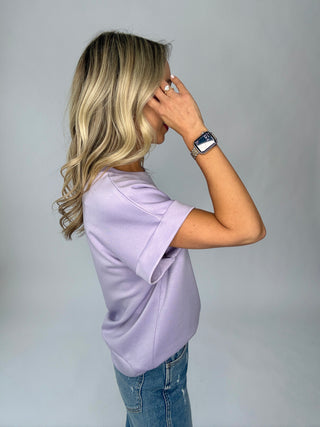 Cool & Collected Top - Lilac