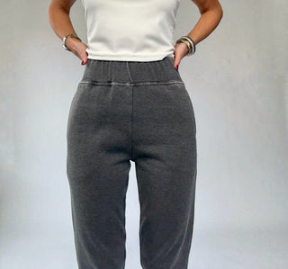 Cool Nights Joggers - Washed Black