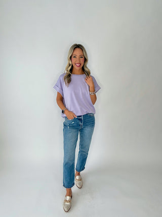 Cool & Collected Top - Lilac