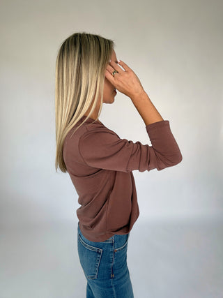 That's A Wrap Top - Cappuccino