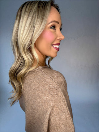 Cozy & Classic Rollneck Sweater - Mocha