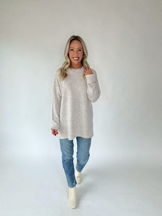 The Weekender Sweater - Oatmeal