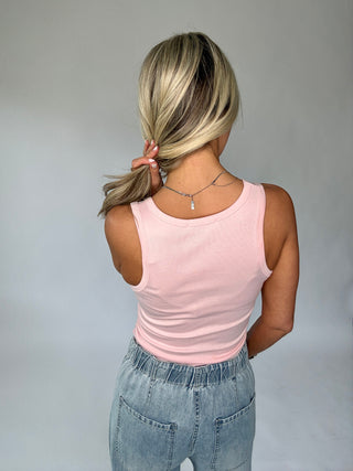 It's So Easy Tank - Soft Pink