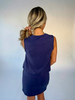 Easy Breezy Sleeveless Top - Navy