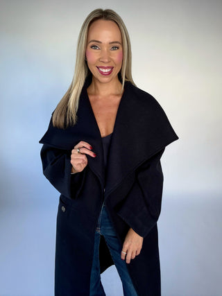 Central Park Stroll Coat - Navy