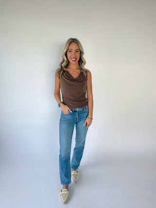Always Look My Best Top - Mocha