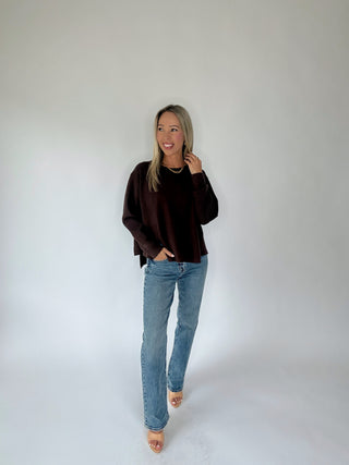 Signature Style Sweater - Brown