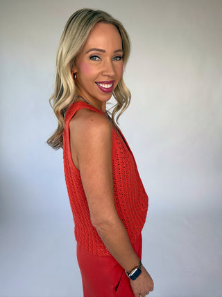 VARLEY Alessia Knit Tank - Summer Fig